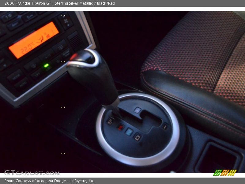 Sterling Silver Metallic / Black/Red 2006 Hyundai Tiburon GT
