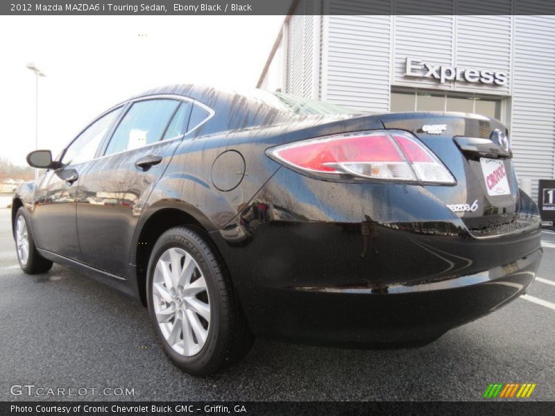 Ebony Black / Black 2012 Mazda MAZDA6 i Touring Sedan