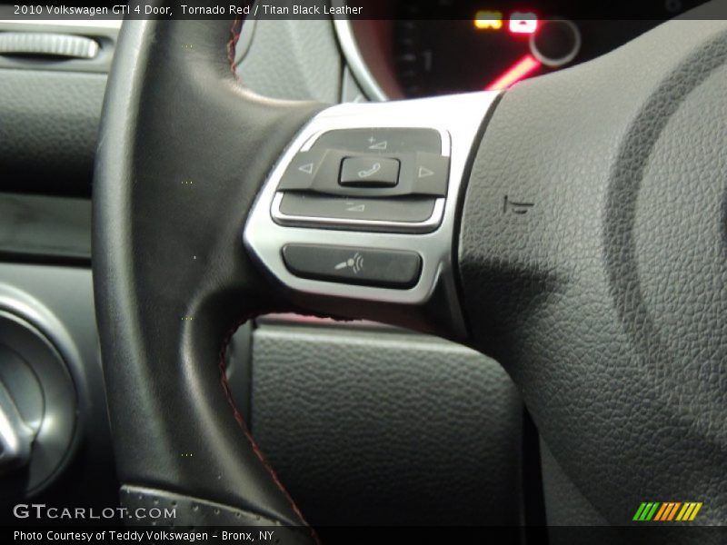 Tornado Red / Titan Black Leather 2010 Volkswagen GTI 4 Door
