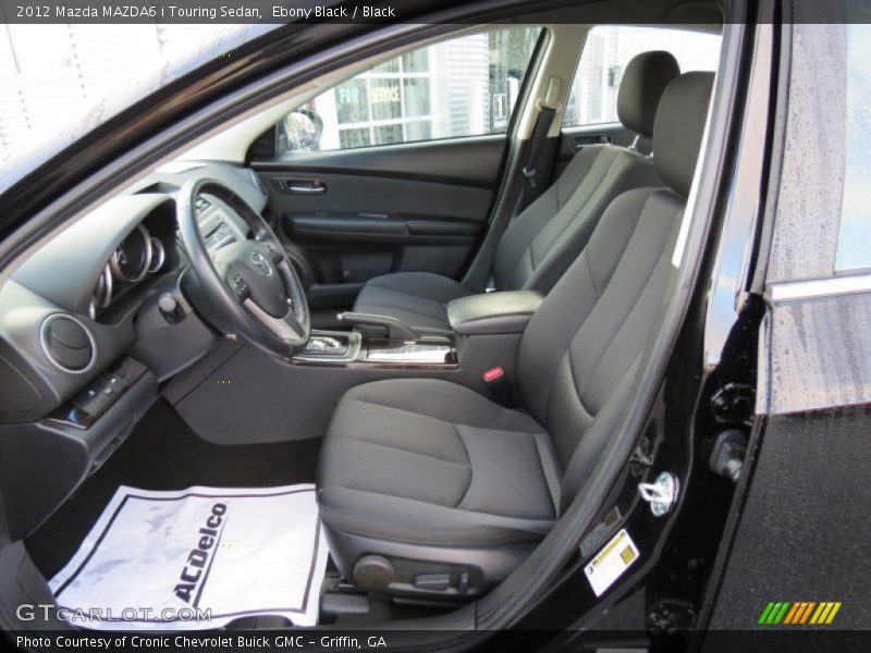 Ebony Black / Black 2012 Mazda MAZDA6 i Touring Sedan