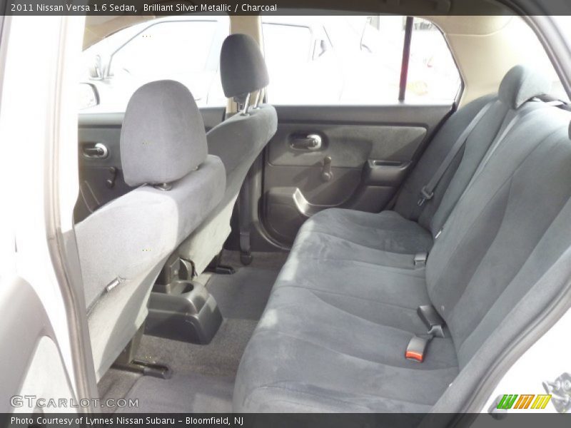 Brilliant Silver Metallic / Charcoal 2011 Nissan Versa 1.6 Sedan