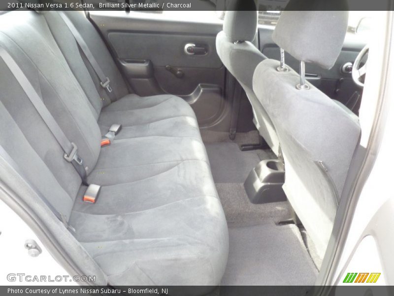 Brilliant Silver Metallic / Charcoal 2011 Nissan Versa 1.6 Sedan