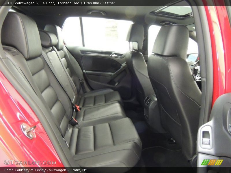 Tornado Red / Titan Black Leather 2010 Volkswagen GTI 4 Door