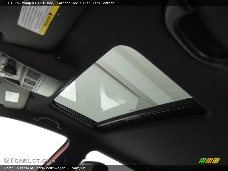 Tornado Red / Titan Black Leather 2010 Volkswagen GTI 4 Door