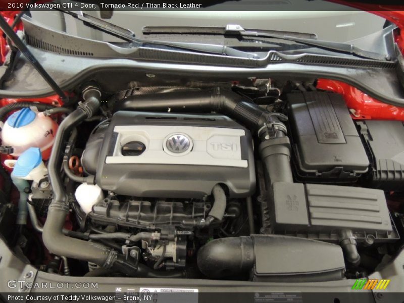 Tornado Red / Titan Black Leather 2010 Volkswagen GTI 4 Door