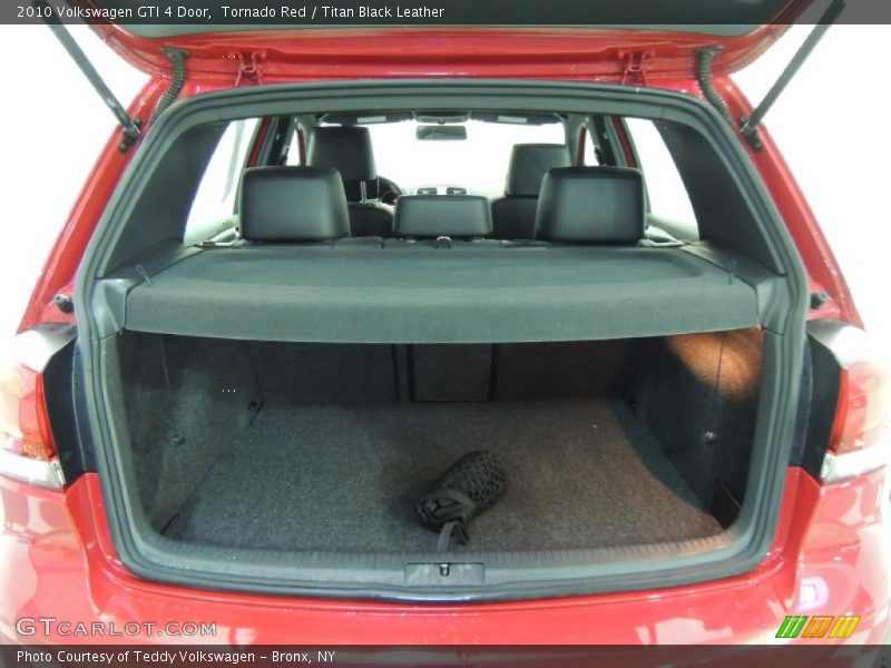 Tornado Red / Titan Black Leather 2010 Volkswagen GTI 4 Door