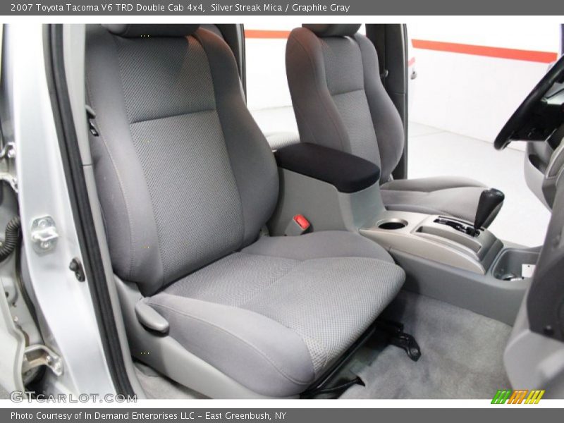 Silver Streak Mica / Graphite Gray 2007 Toyota Tacoma V6 TRD Double Cab 4x4