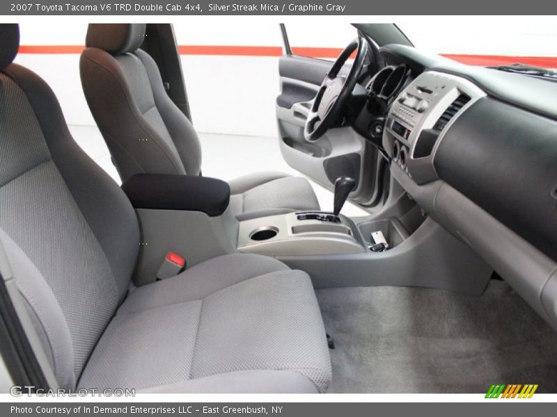 Silver Streak Mica / Graphite Gray 2007 Toyota Tacoma V6 TRD Double Cab 4x4