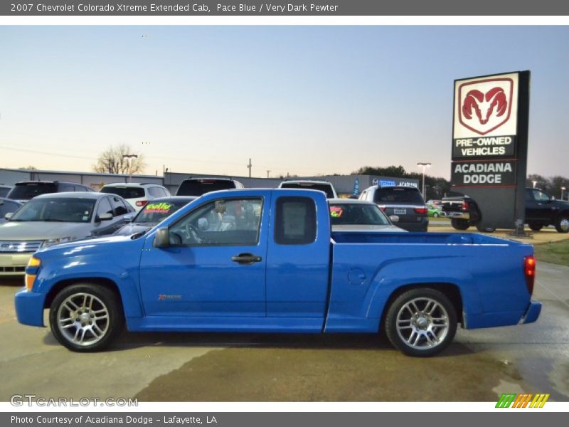 Pace Blue / Very Dark Pewter 2007 Chevrolet Colorado Xtreme Extended Cab