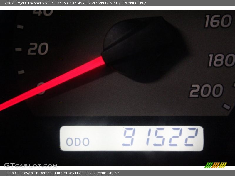 Silver Streak Mica / Graphite Gray 2007 Toyota Tacoma V6 TRD Double Cab 4x4