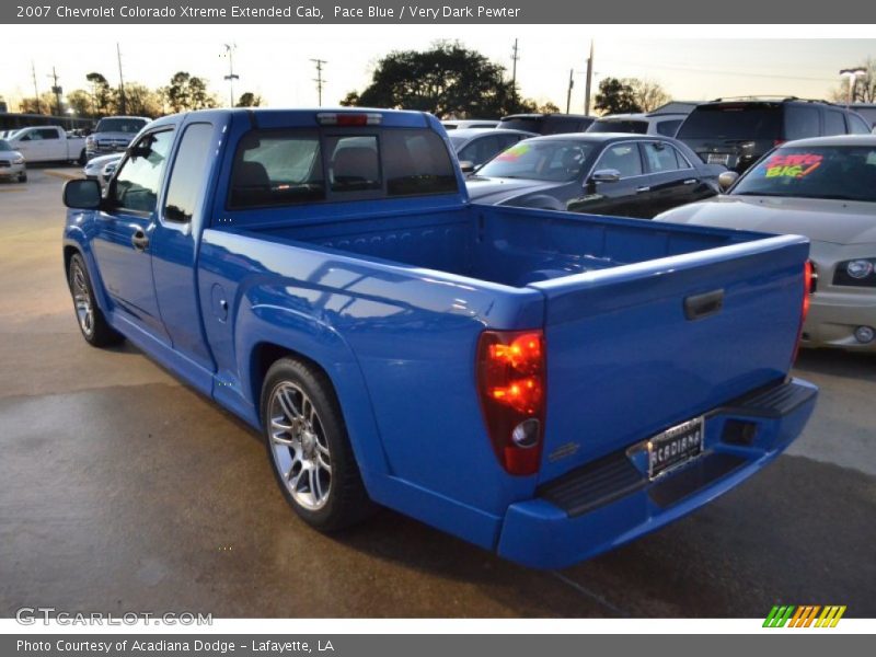 Pace Blue / Very Dark Pewter 2007 Chevrolet Colorado Xtreme Extended Cab