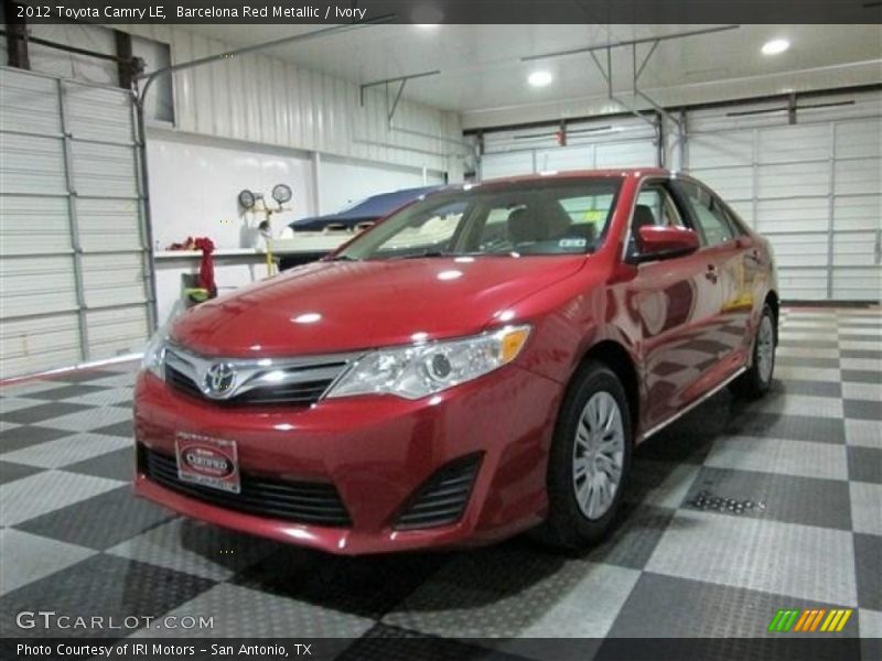 Barcelona Red Metallic / Ivory 2012 Toyota Camry LE