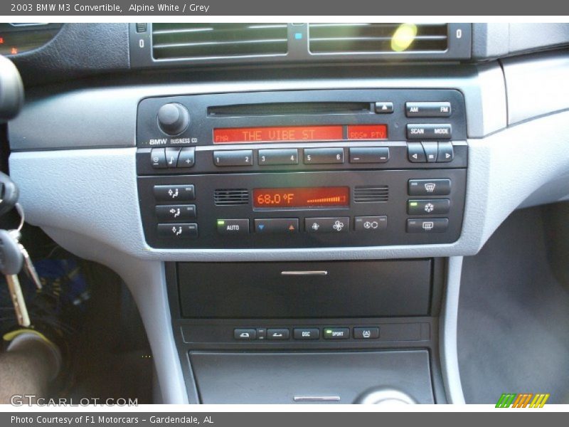 Controls of 2003 M3 Convertible