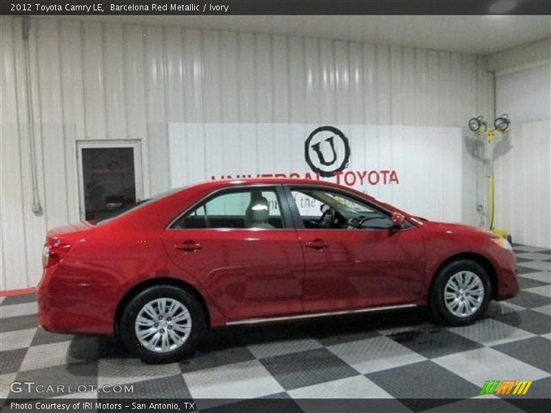 Barcelona Red Metallic / Ivory 2012 Toyota Camry LE