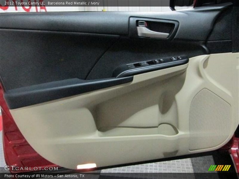 Barcelona Red Metallic / Ivory 2012 Toyota Camry LE