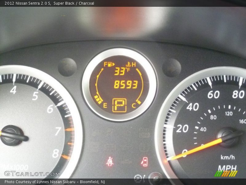 Super Black / Charcoal 2012 Nissan Sentra 2.0 S