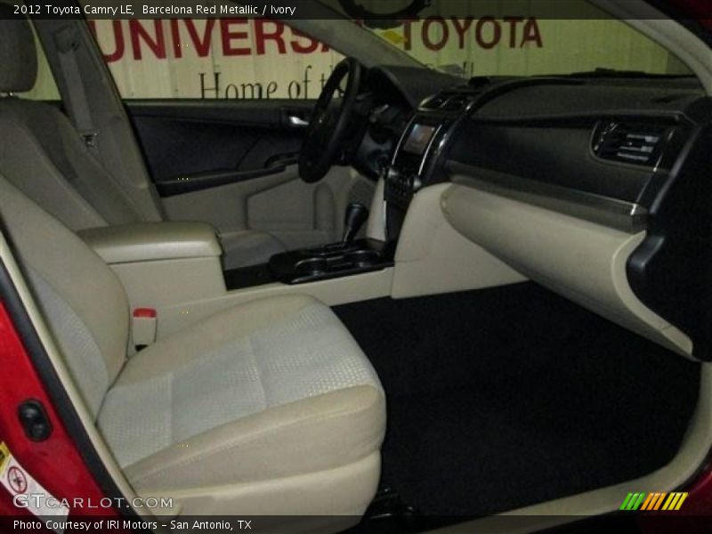 Barcelona Red Metallic / Ivory 2012 Toyota Camry LE