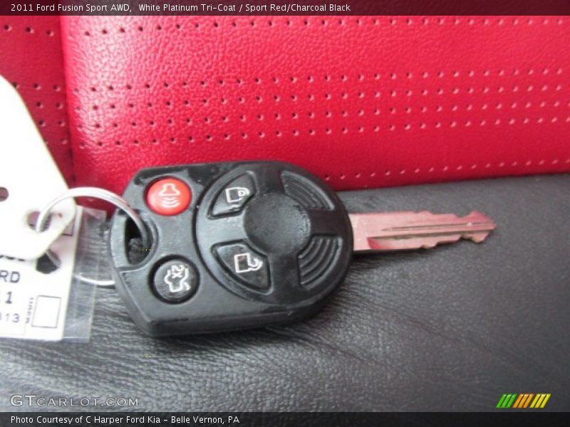 Keys of 2011 Fusion Sport AWD