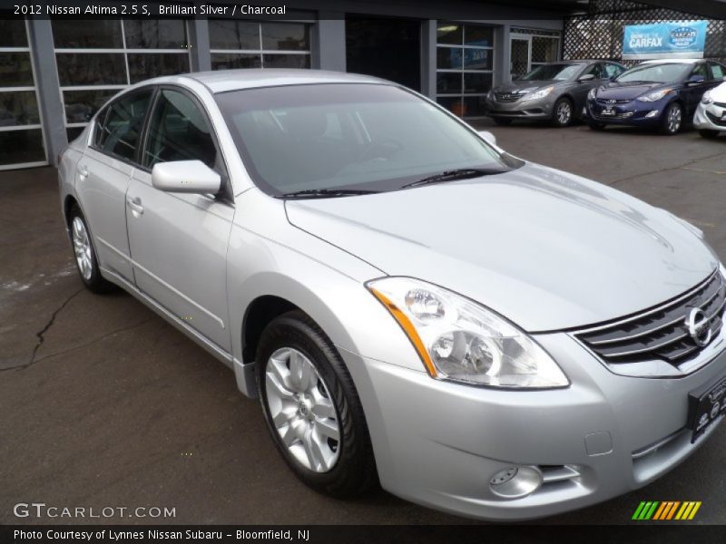 Brilliant Silver / Charcoal 2012 Nissan Altima 2.5 S