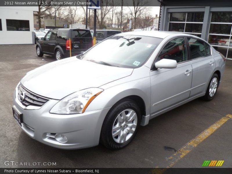 Brilliant Silver / Charcoal 2012 Nissan Altima 2.5 S
