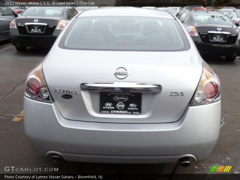 Brilliant Silver / Charcoal 2012 Nissan Altima 2.5 S