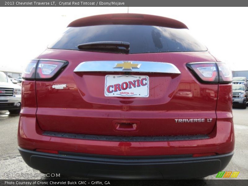 Crystal Red Tintcoat / Ebony/Mojave 2013 Chevrolet Traverse LT