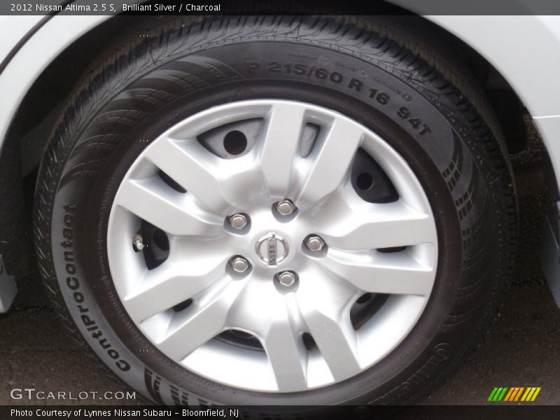Brilliant Silver / Charcoal 2012 Nissan Altima 2.5 S
