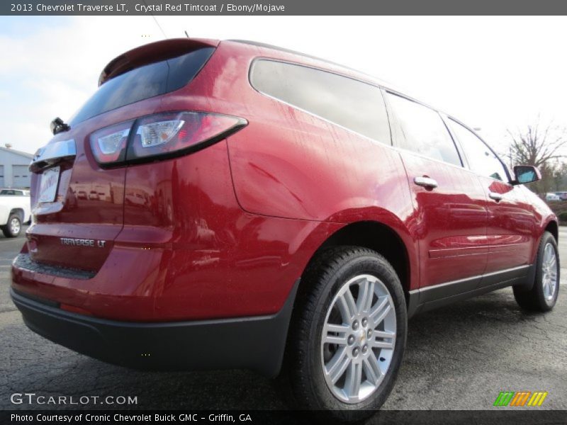 Crystal Red Tintcoat / Ebony/Mojave 2013 Chevrolet Traverse LT