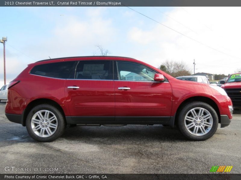 Crystal Red Tintcoat / Ebony/Mojave 2013 Chevrolet Traverse LT