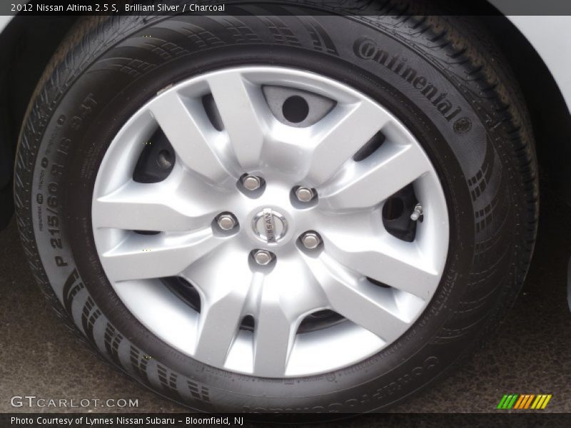 Brilliant Silver / Charcoal 2012 Nissan Altima 2.5 S