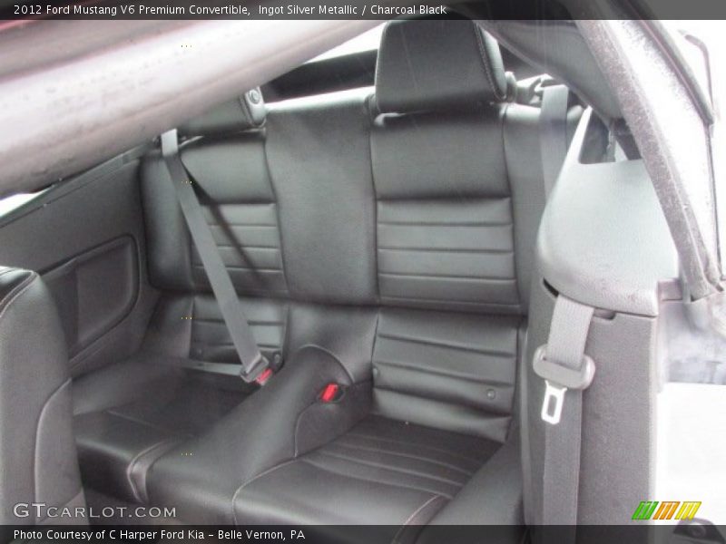 Ingot Silver Metallic / Charcoal Black 2012 Ford Mustang V6 Premium Convertible
