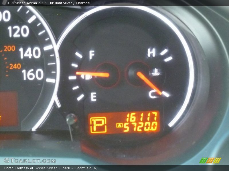 Brilliant Silver / Charcoal 2012 Nissan Altima 2.5 S