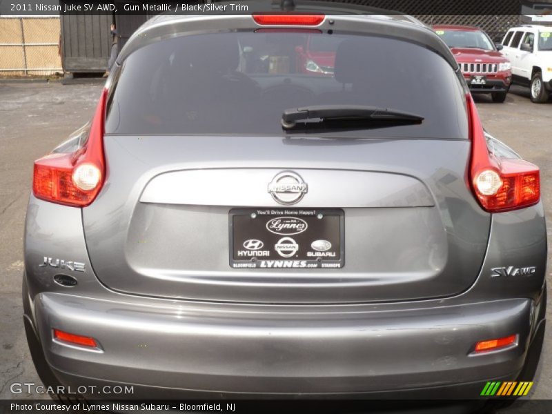 Gun Metallic / Black/Silver Trim 2011 Nissan Juke SV AWD