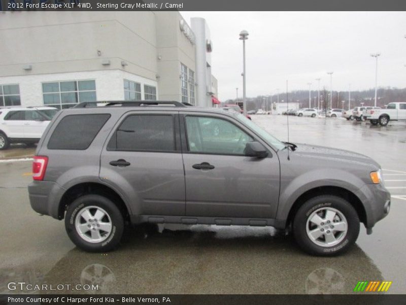 Sterling Gray Metallic / Camel 2012 Ford Escape XLT 4WD