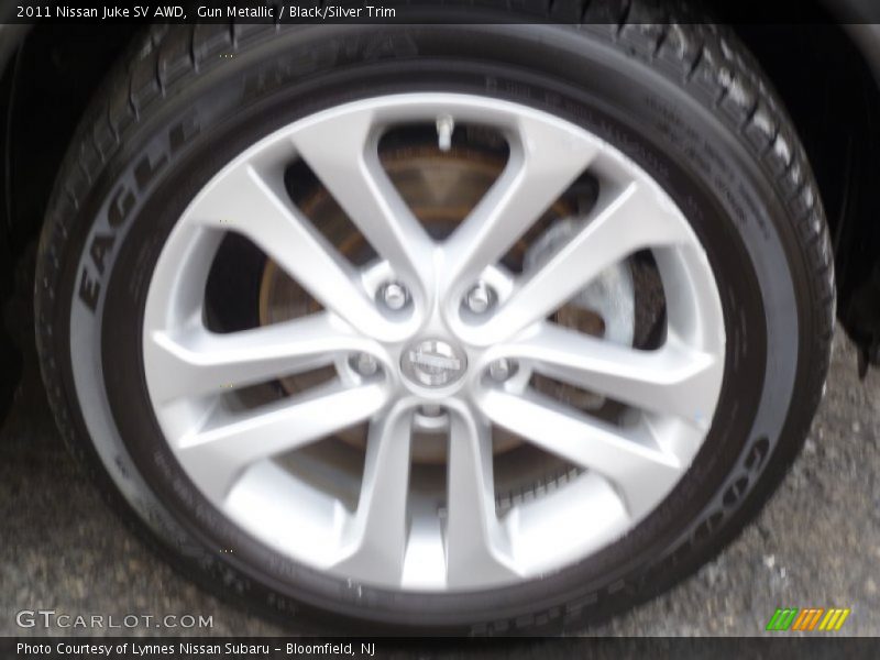 Gun Metallic / Black/Silver Trim 2011 Nissan Juke SV AWD