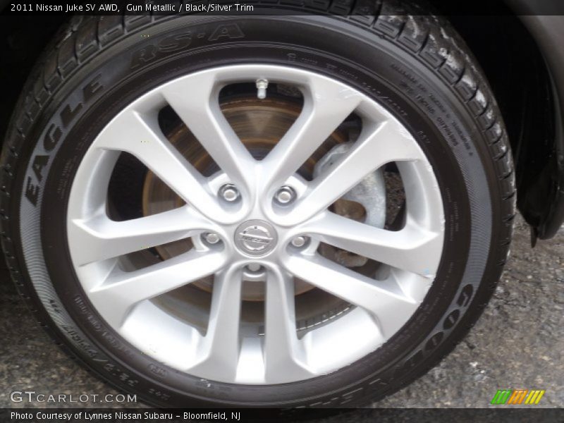 Gun Metallic / Black/Silver Trim 2011 Nissan Juke SV AWD