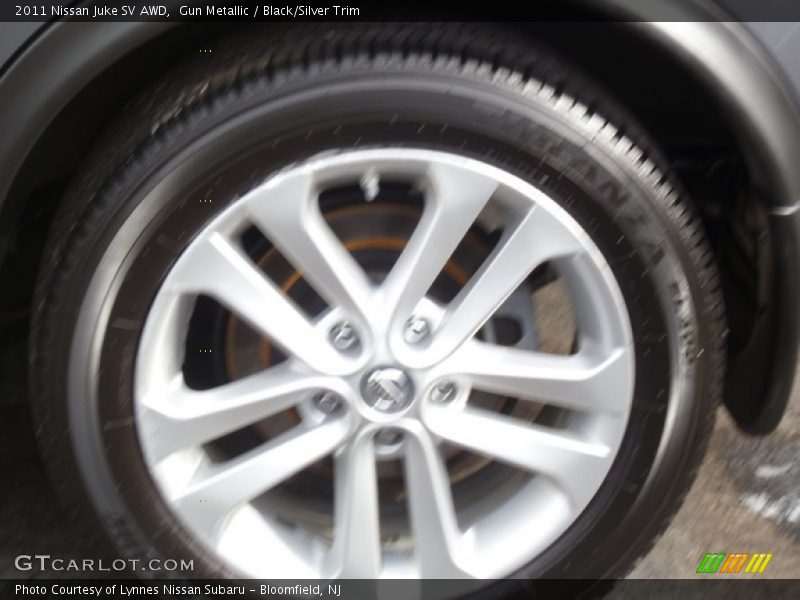 Gun Metallic / Black/Silver Trim 2011 Nissan Juke SV AWD