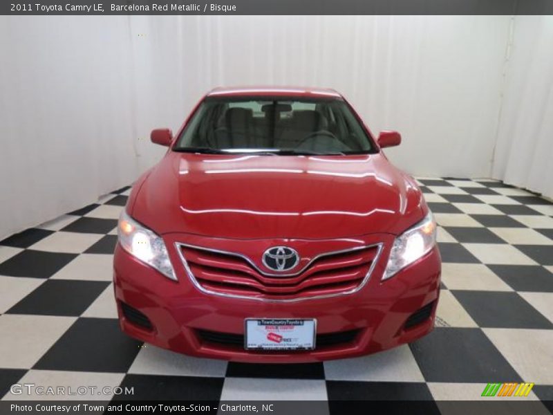 Barcelona Red Metallic / Bisque 2011 Toyota Camry LE