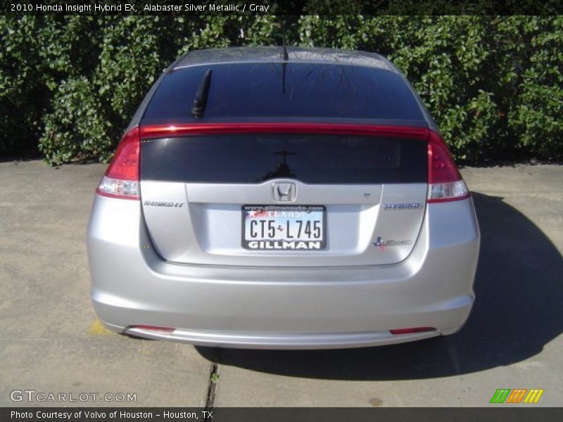 Alabaster Silver Metallic / Gray 2010 Honda Insight Hybrid EX