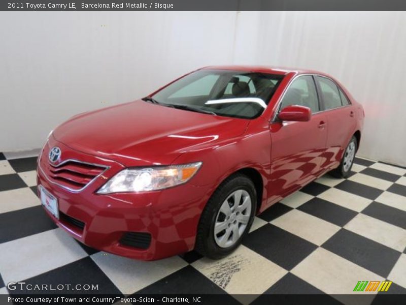 Barcelona Red Metallic / Bisque 2011 Toyota Camry LE
