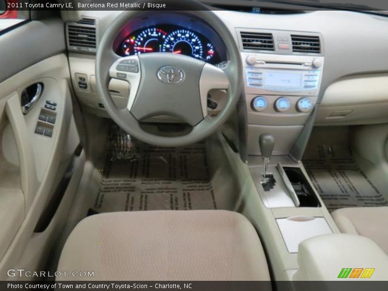 Barcelona Red Metallic / Bisque 2011 Toyota Camry LE
