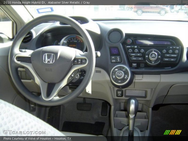 Alabaster Silver Metallic / Gray 2010 Honda Insight Hybrid EX