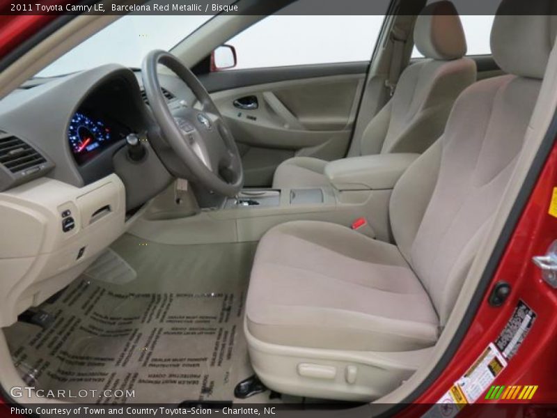 Barcelona Red Metallic / Bisque 2011 Toyota Camry LE