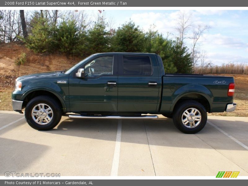  2008 F150 Lariat SuperCrew 4x4 Forest Green Metallic