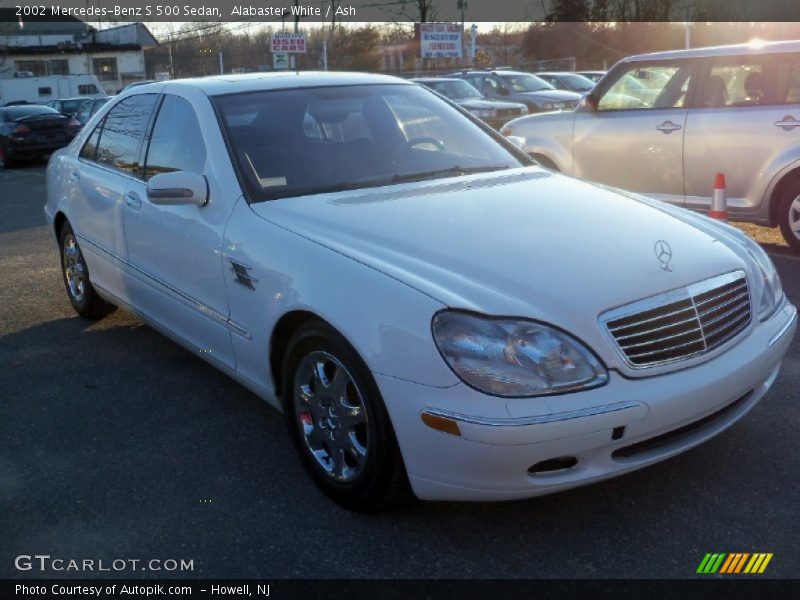 Alabaster White / Ash 2002 Mercedes-Benz S 500 Sedan