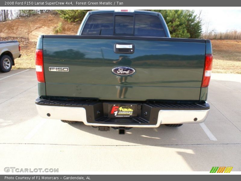 Forest Green Metallic / Tan 2008 Ford F150 Lariat SuperCrew 4x4