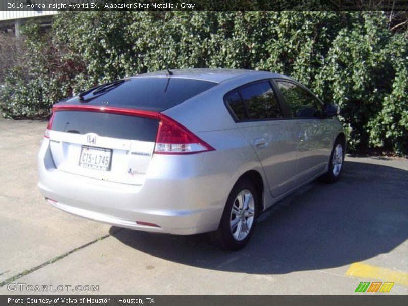 Alabaster Silver Metallic / Gray 2010 Honda Insight Hybrid EX