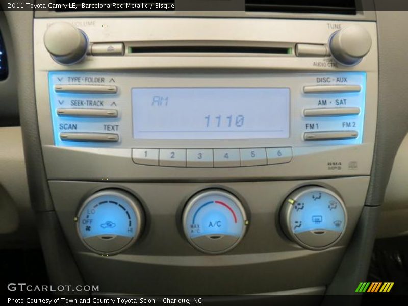 Barcelona Red Metallic / Bisque 2011 Toyota Camry LE