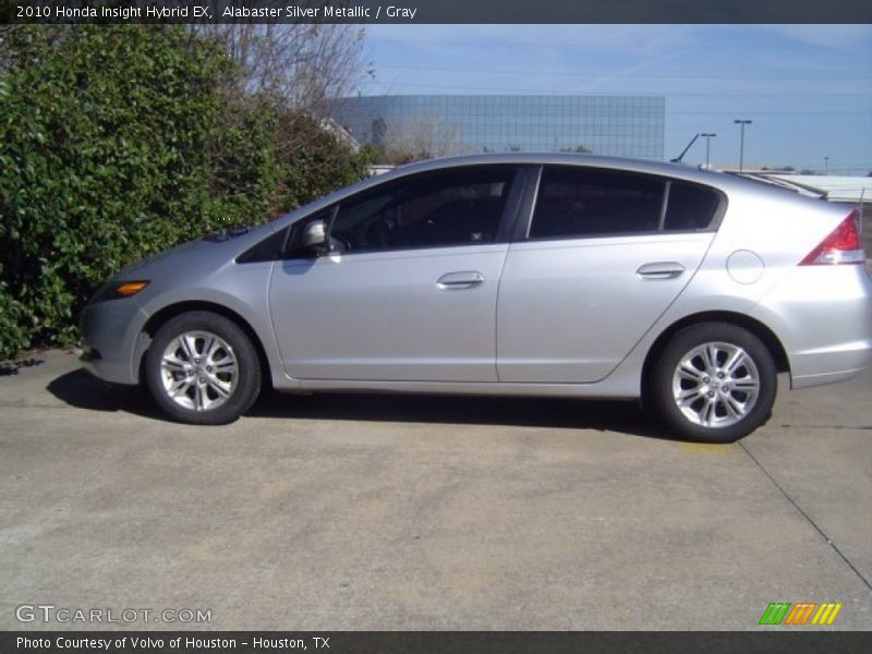 Alabaster Silver Metallic / Gray 2010 Honda Insight Hybrid EX