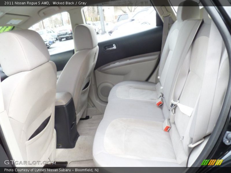 Wicked Black / Gray 2011 Nissan Rogue S AWD